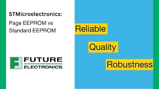 Page EEPROM vs Standard EEPROM with STMicroelectronics [upl. by Lange]