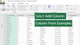 Add a column from an example in Excel [upl. by Mesics]