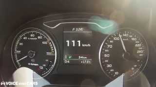 2015 Audi A3 etron 0100 kmh  Beschleunigung Tachovideo Acceleration [upl. by Karlotte]