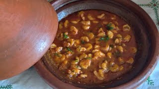 طاجين القمرون مثل المطاعم لذيذ وسهل التحضير tajine pil pil crevette [upl. by Leunamme]