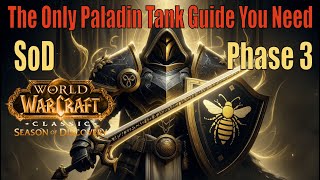 The Only Paladin Tank Guide You Need in Phase 3  Season of Discovery [upl. by Alley]