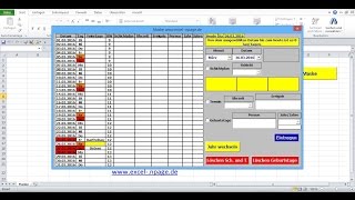 3Terminkalender in Excel selber erstellen Tabellenblatt „Kalender“ und Kalenderfeld erstellen [upl. by Hamian]