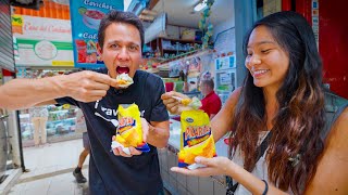 First Time in Costa Rica 🇨🇷 COSTA RICAN STREET FOOD Tour in San Jose [upl. by Neala535]