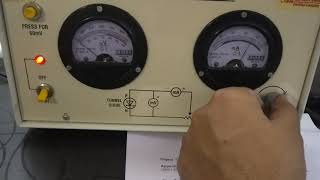 Tunnel diode characteristics apparatus [upl. by Ayal107]