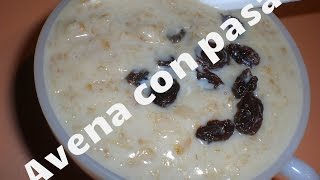 Como hacer ATOLE de AVENA con PASAS 🥣 Desayuno SALUDABLE  Erick Madrigal [upl. by Parrie]