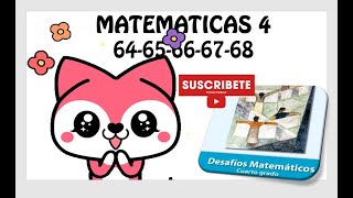 matematicas páginas 6465666768 matematicas 4 pag 6465666768 mate 4 pag 6465666768 [upl. by Isayg]