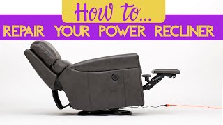 HowTo Power Recliner Repair [upl. by Freddi]