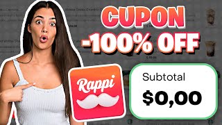 Cupones Rappi 2024  Cupon funcional de Rappi 100 de descuento GRATIS 2023 [upl. by Eniamahs]