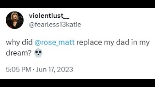 Peoples weirdest dreams about me Matt Rose [upl. by Averill]