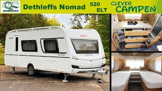 Dethleffs Nomad 520 ELT Der perfekte Grundriss für Paare  ReviewTest Clever Campen [upl. by Leggat]