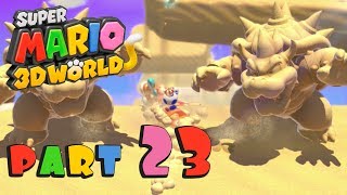 Super Mario 3D World  100 Coop Walkthrough Part 23 [upl. by Erdeid790]