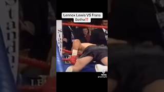 Lennox Lewis Knocks Frans Botha Out The Ring‼️🥊 boxing miketyson ufc undisputed boxer mma [upl. by Sonnnie]