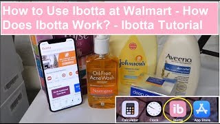 How to Use Ibotta at Walmart  How Does Ibotta Work  2021 Ibotta Referral Code ZYQKFG [upl. by Alig825]