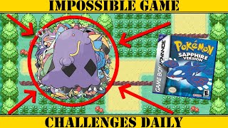 Can You Beat Pokemon Ruby With Only SWALOT [upl. by Uol853]