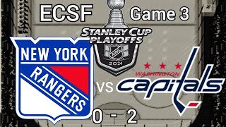 NHL 94 Rewind  Rangers vs Capitals Stanley Cup Playoffs R2 G3 [upl. by Row]