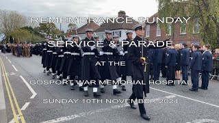 Gosport Remembrance Service 2024 [upl. by Llener]