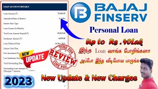 Bajaj Finserve Personal Loan Full Review In Tamil 2023 Tech and Technics [upl. by Grimona]