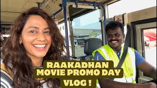 Raakadhan movie promotion  vlog  actress sanjana singh  travelling [upl. by Valencia525]