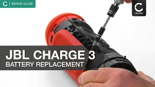 How to replace the battery of your JBL Charge 3  cellonic repair guide [upl. by Rodrigo]