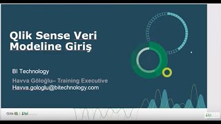 Webinar Qlik Sensede Veri Modellemeye Giriş [upl. by Assirak]