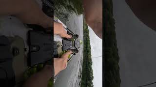 muskyfishing muskie fishing viralvideo fyp pennsylvania blowup kayakfishing adrenalinerush [upl. by Namyh]