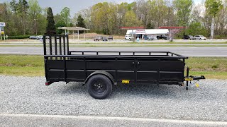 Big Tex 35SV Landscape Utility Trailer 77x12 3K GVWR [upl. by Warder]