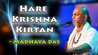 Hare Krishna Heart Touching Kirtan by Madhava Das at ISKCON Chowpatty [upl. by Anatsirhc]