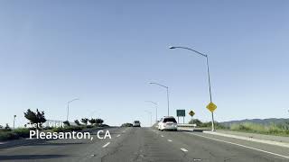 Drive through Pleasanton CA  Downtown  Stoneridge Mall [upl. by Ikiv60]