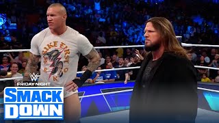 AJ Styles steps to Randy Orton LA Knight gets the last word before Royal Rumble  WWE on FOX [upl. by Raynard9]