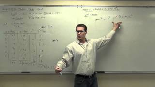 Statistics Lecture 52 A Study of Probability Distributions Mean and Standard Deviation [upl. by Oivalf327]