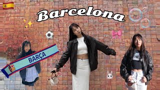 Đón nắng ở Barcelona lần đầu xem FC Barca  Spain vlog 🇪🇸 [upl. by Eilema]