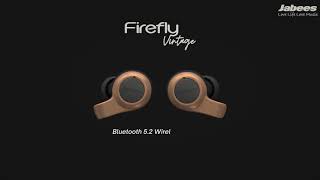 Firefly Vintage by Jabees  The Bluetooth 52 Best Sounding Wireless Earbuds [upl. by Euqinoj]