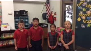 quotBuenos Dias Como Estasquot  3rd Grade Spanish Song Fairmont North Tustin Campus [upl. by Acinorej]