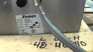 B9524 Fumex FA2SSD Laser Fume Extractor SIGMA Equipment [upl. by Orlene]