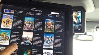 Mobile Theater in our Honda Odyssey using Raspberry Pi Kodi  XBMC  Constellation and an iPad [upl. by Araet650]