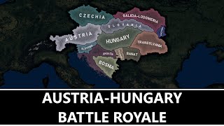 AustriaHungary  Battle Royale  Hoi4 Timelapse [upl. by Deering]