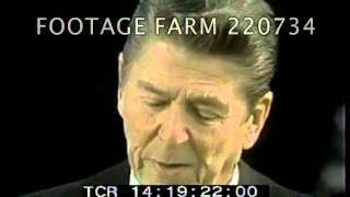 1980 Reagan Victory Celebration 22073402  Footage Farm [upl. by Atiuqam]