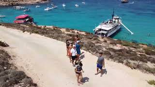 A Day in Comino Island and Blue lagoon with family and friends  Malta  Last Summer [upl. by Mitchiner]