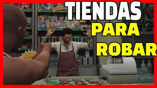 ✅Donde encontrar TIENDAS para ROBAR en GTA 5🤨UBICACIONESPARA CUALQUIER CONSOLA¡¡2024 [upl. by Notgnilliw]