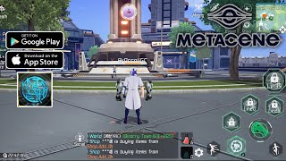 🔴 METACENE gameplay  Play to Earn MMORPG android iOS  POCO F5 PRO [upl. by Nerak]