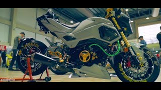 Honda MSX SF Modified ALL  Borneo Kustom Show 2018 [upl. by Drooff]