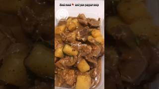 Delicious goat meat 🍖 pepper 🌶 soup food nigerianpeppersoup shorts goatmeat peppersoup foodie [upl. by Aiuqcaj]