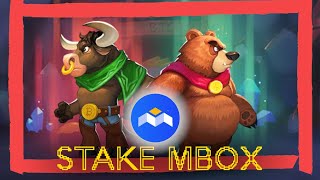 STAKE DO MBOX MOBOX NA BINANCE Launchpool Farm ganhar staking [upl. by Rehpotsirhcnhoj]