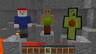 Minecraft Saving Hamood and Avocados but its 900 IQ Shorts [upl. by Nomolas]