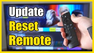 How to Update Firestick Remote amp Reset Easy Method [upl. by Iniretake]