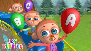 Learn ABC With Monkeys  Alphabets Song  Rhymes amp Kids Songs [upl. by Gonzales]