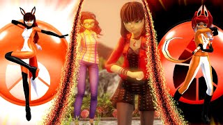 【MMD】Miraculous ☆ Fox Foes Rena Rouge amp Volpina swap transformations「Short Story FANMADE」 [upl. by Neliak173]