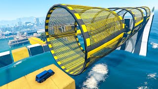 GTA 5 Parkour Stunt Race ▸ NO COPYRIGHT GAMEPLAY for TikTok amp YouTube  FREE TO USE Gameplay  431 [upl. by Duval]