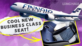 Reviewing Finnairs New NonReclining Business Class Seat [upl. by Mulderig]