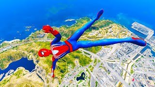 GTA 5 Epic Ragdoll GREEN SPIDERMAN VS RED MINIONVS GREEN HULK Euphoria Physics amp Funny Fails [upl. by Wanids]